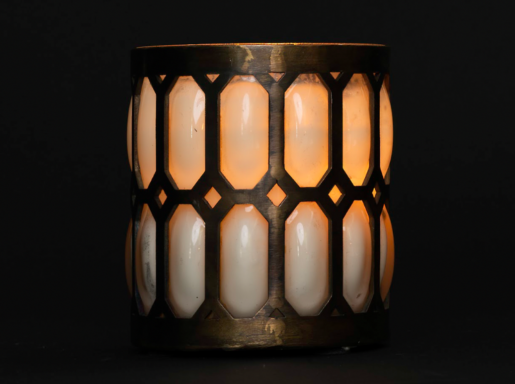 IRON + GLASS LANTERN