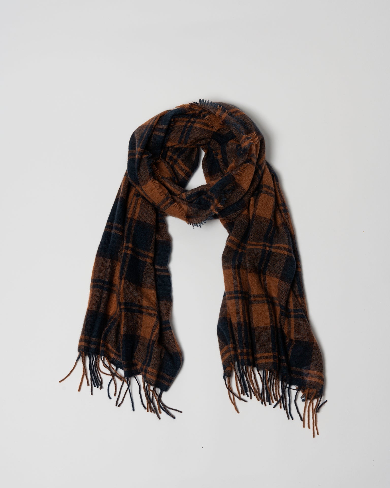Cashmere Plaid Scarf - Poured Candle Bar