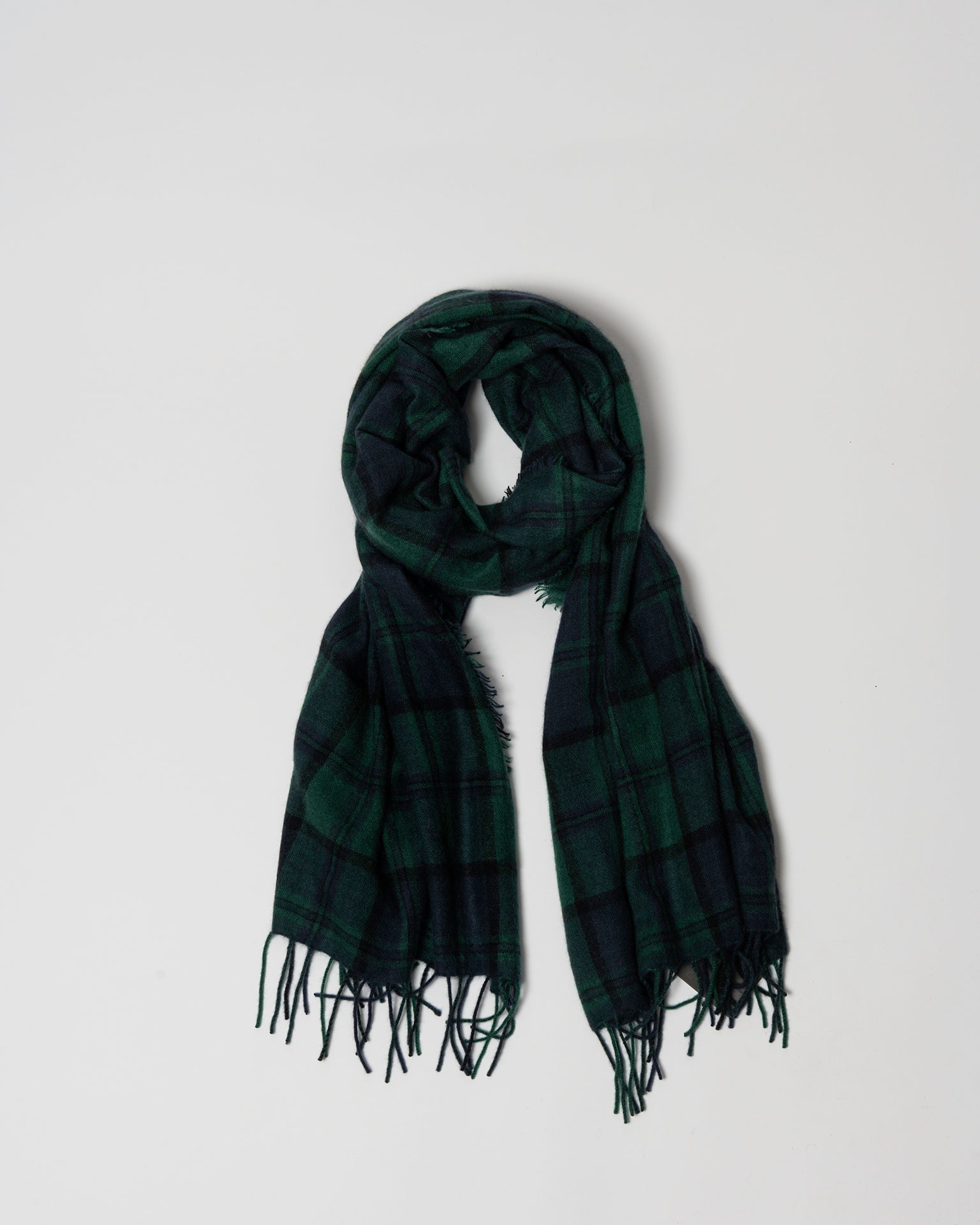 Cashmere Plaid Scarf - Poured Candle Bar