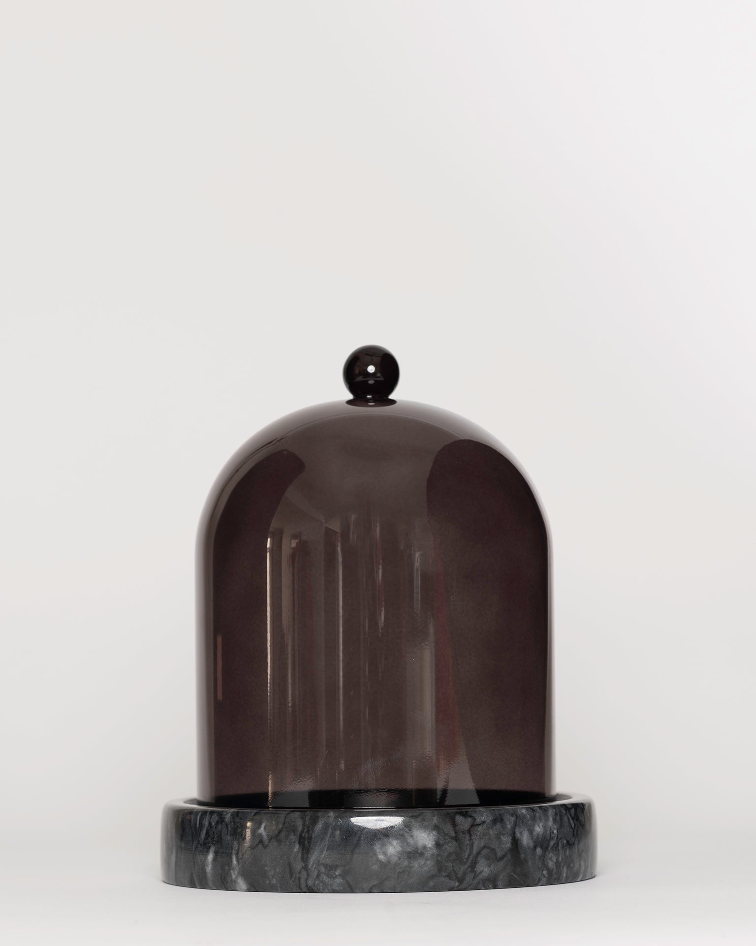 Charcoal Cloche + Stone - Poured Candle Bar