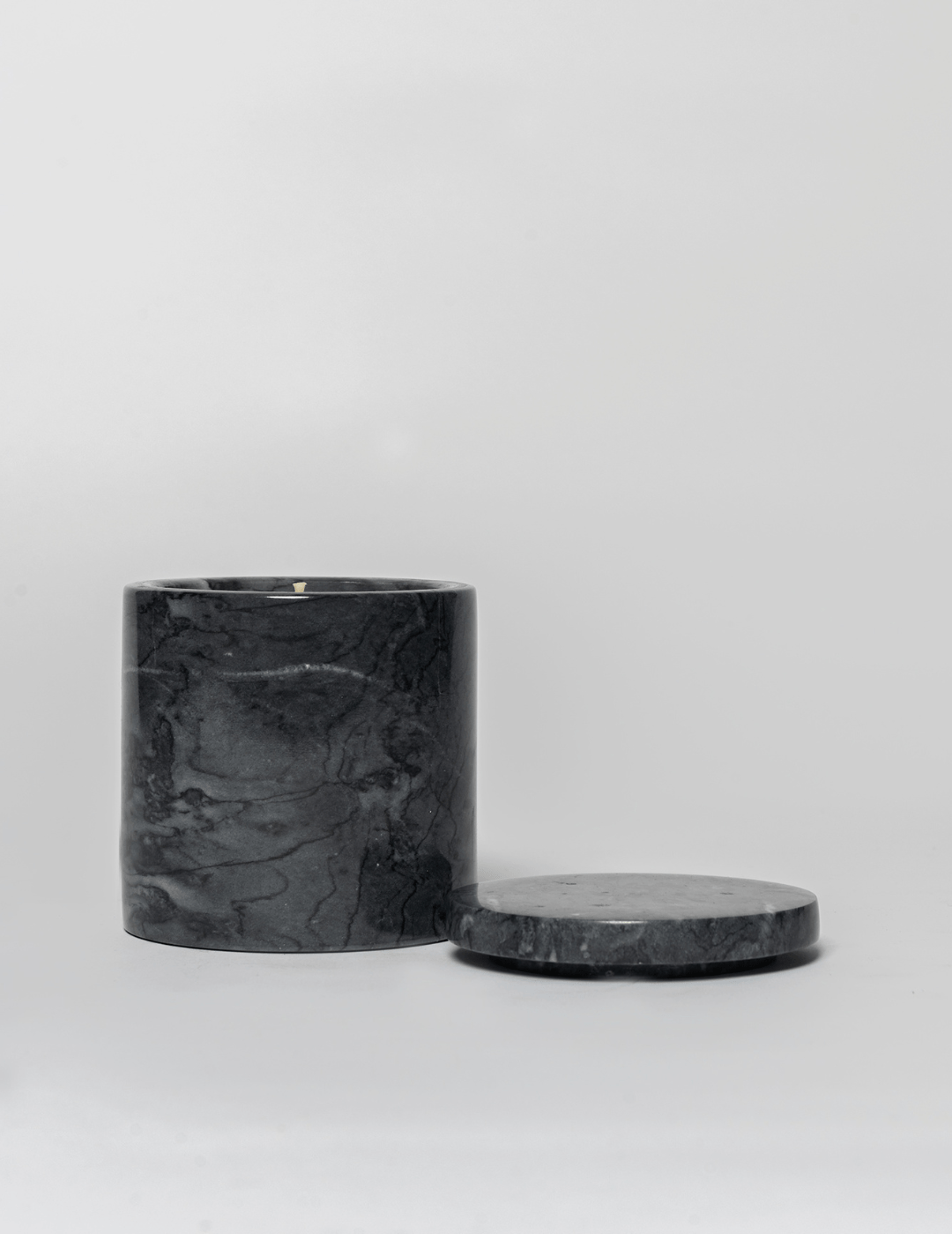 CHARCOAL MARBLE CANDLE - Poured Candle Bar