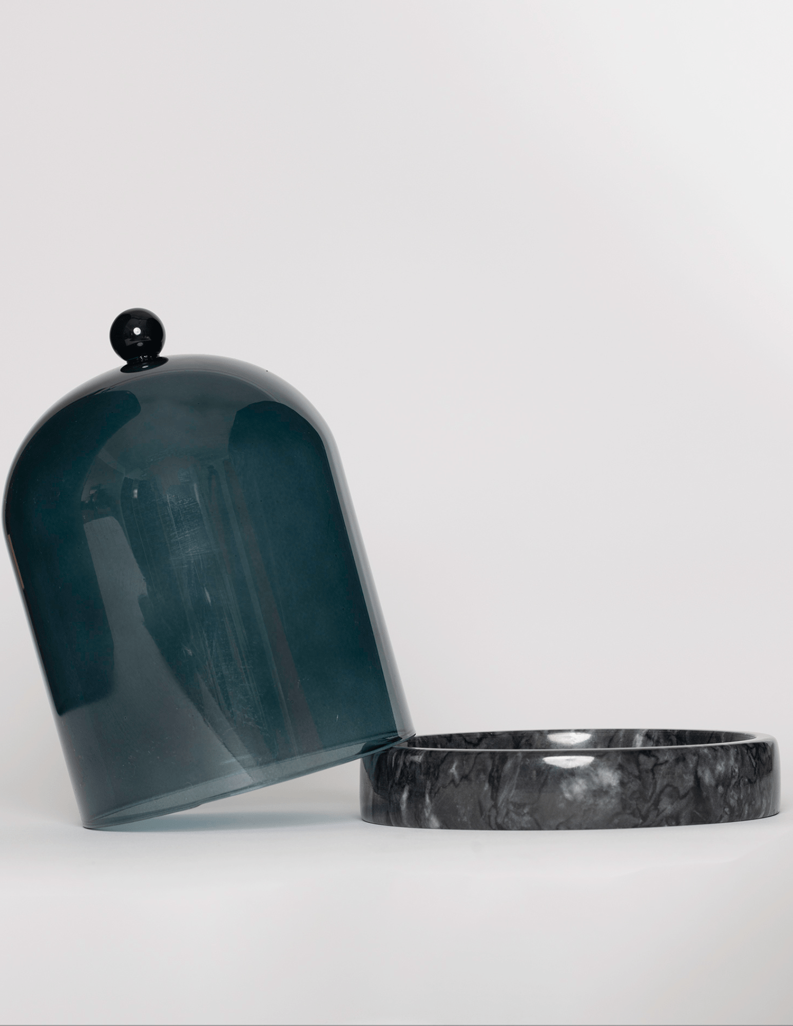 Evergreen Cloche + Stone - Poured Candle Bar