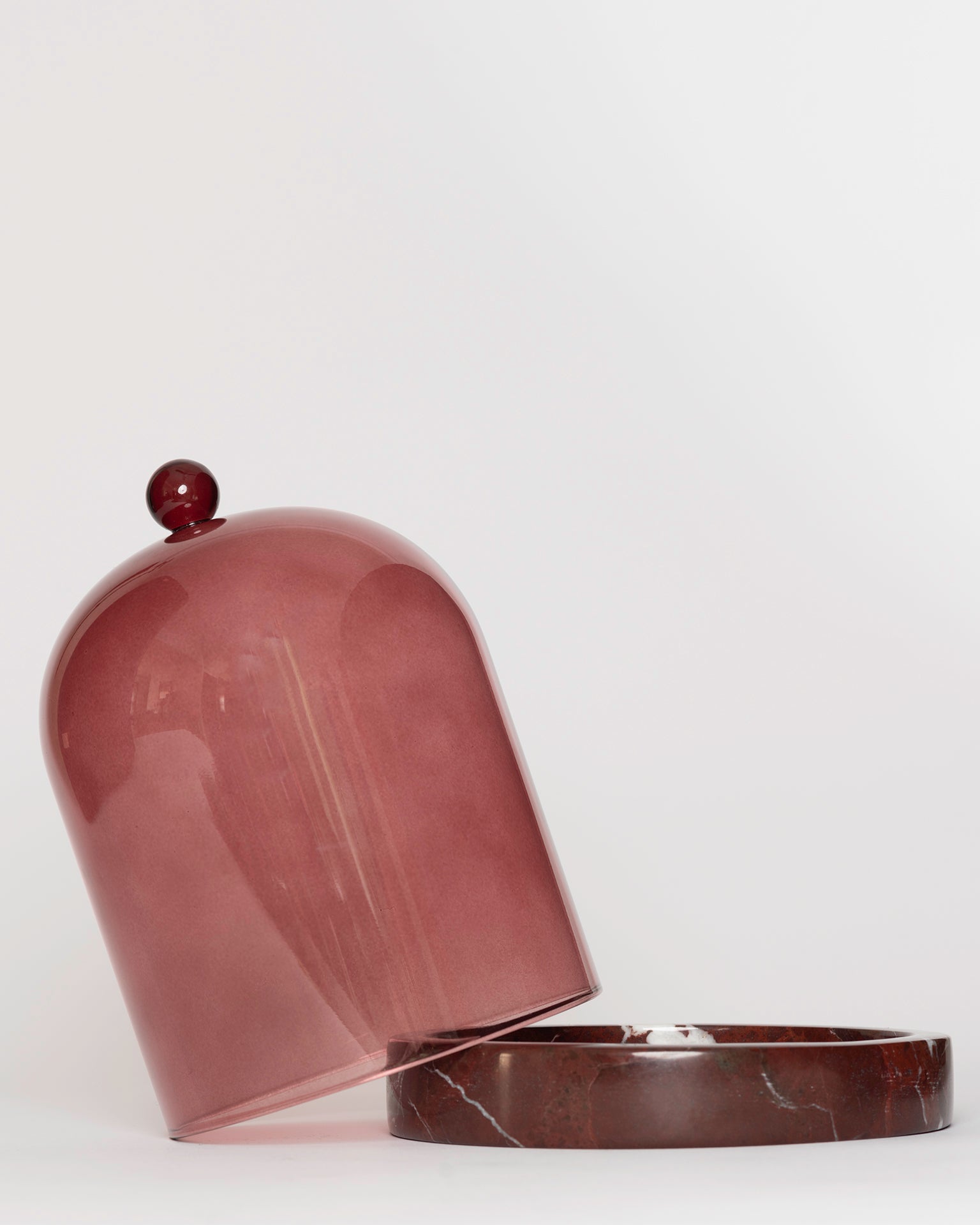 Mauvewood Cloche + Stone - Poured Candle Bar