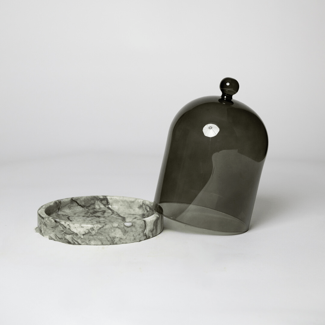 MOSS CLOCHE + STONE - Poured Candle Bar