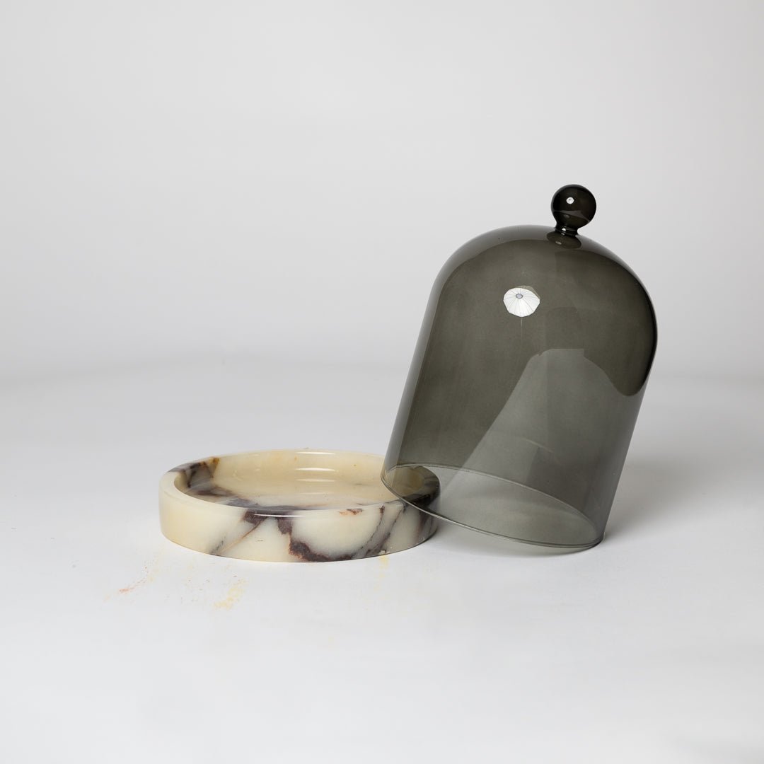 PURPLE SAGE CLOCHE + STONE - Poured Candle Bar