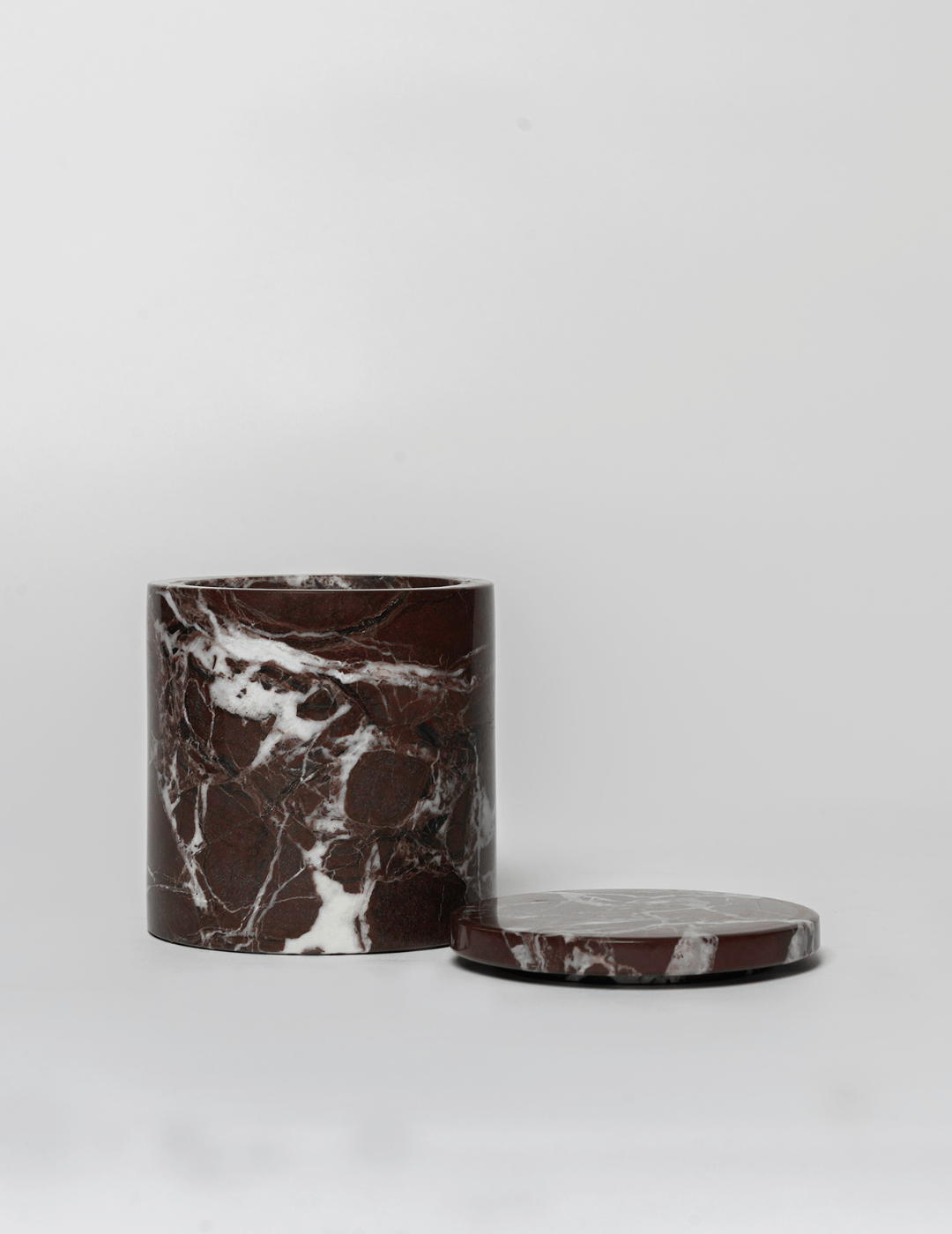 RED MARBLE CANDLE - Poured Candle Bar