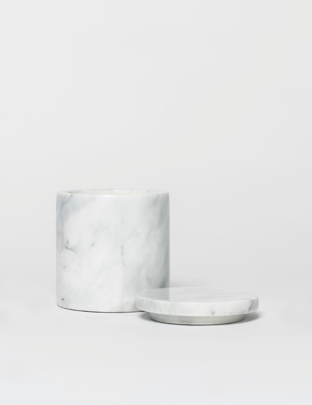 PALE GREY MARBLE CANDLE