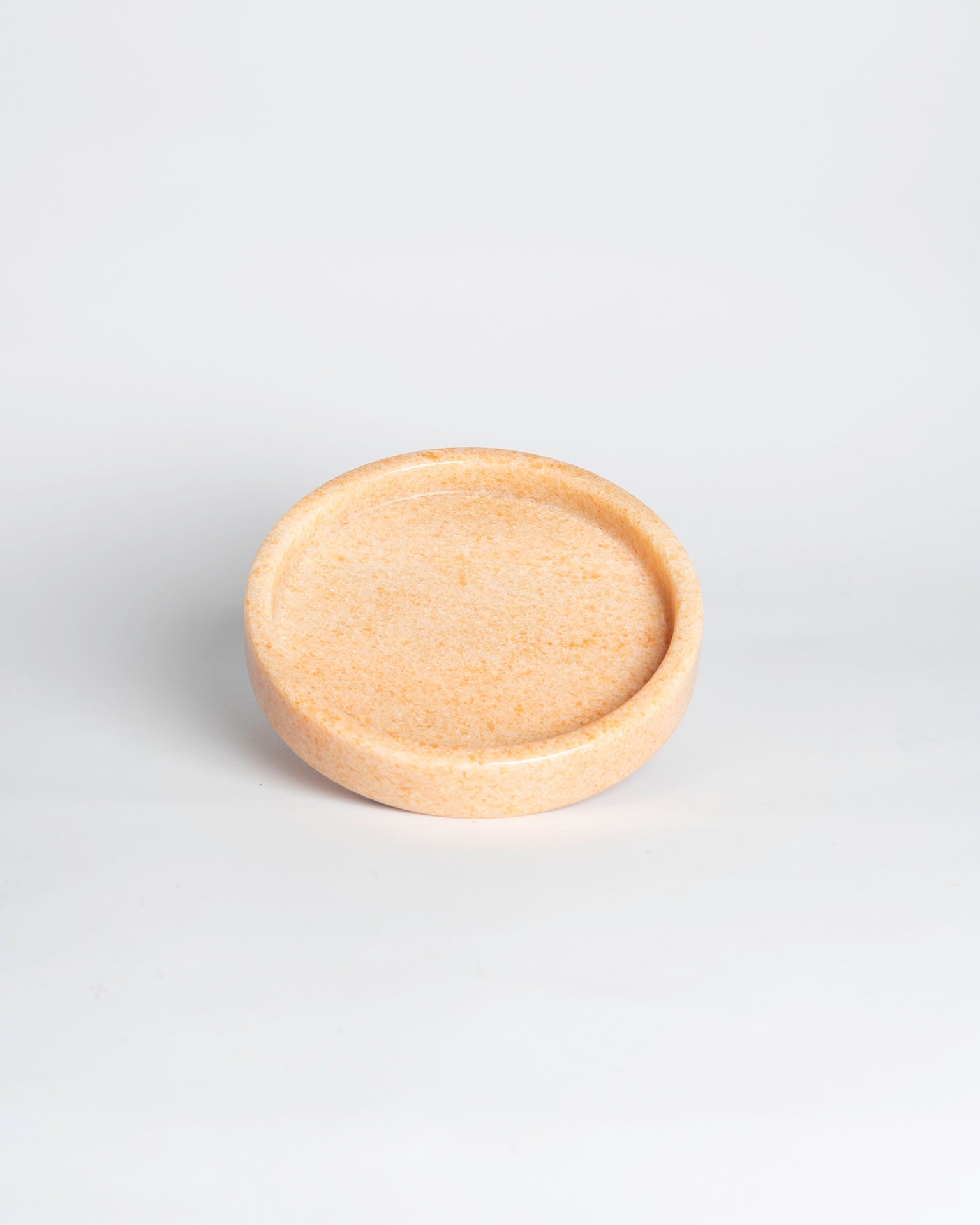 Soft Peach Cloche + Stone - Poured Candle Bar