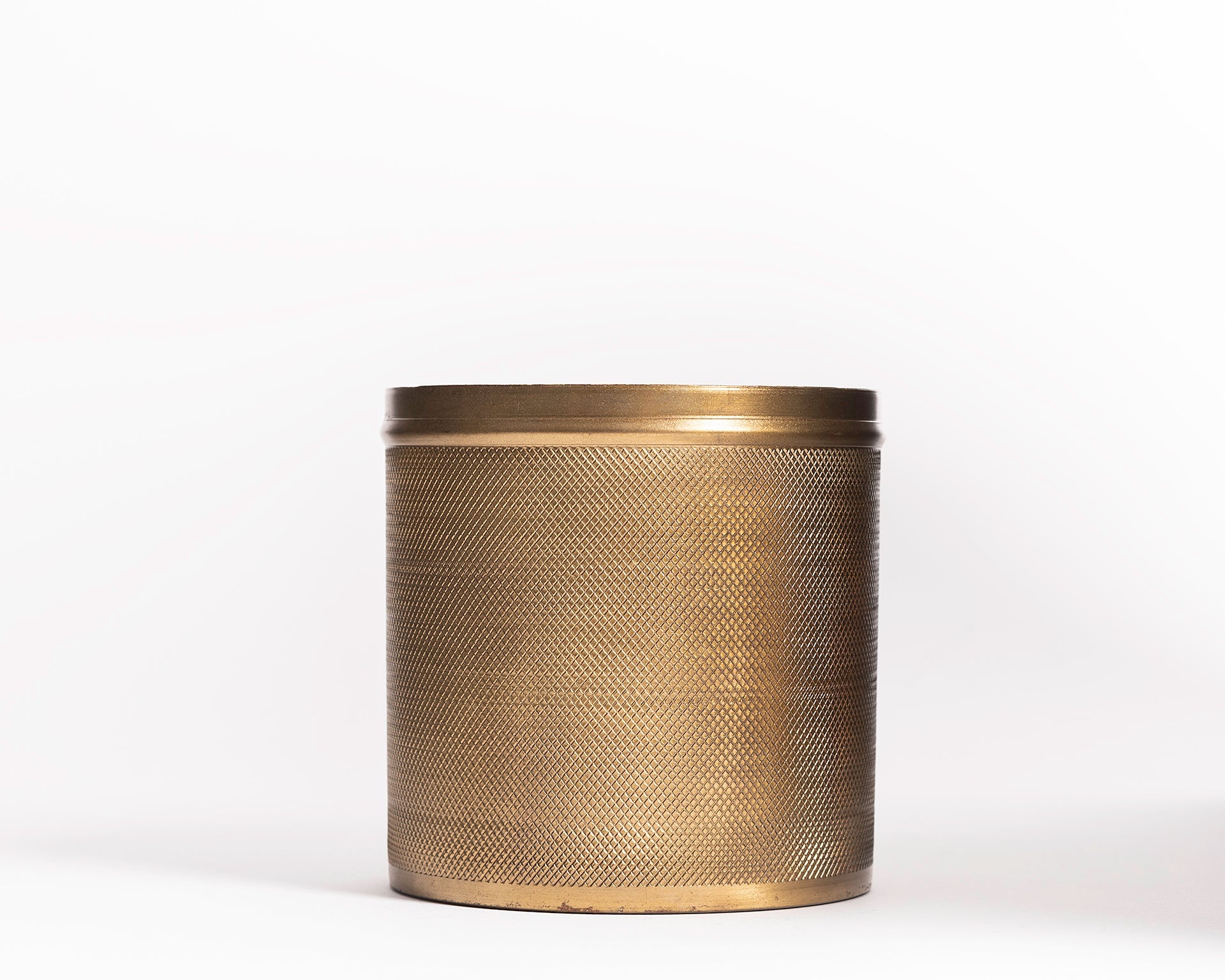 STUDDED IRON CANISTER - Poured Candle Bar
