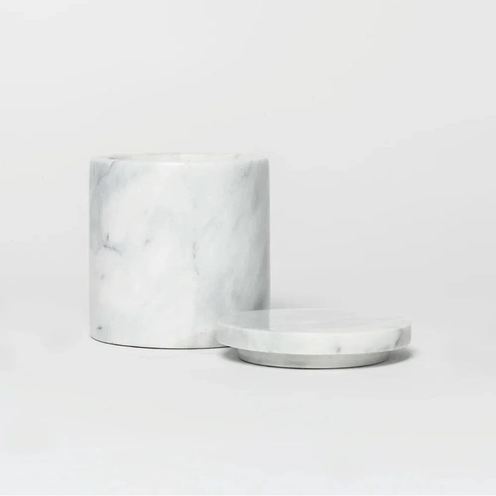 WHITE MARBLE CANDLE - Poured Candle Bar